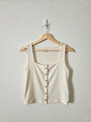 Madewell Ribbed Squareneck Tank (S)