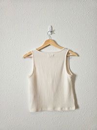Madewell Ribbed Squareneck Tank (S)