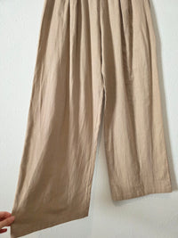 NEW Abercrombie Linen Blend Wide Leg Pants (S)