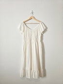Shiny By Nature Linen Midi Dress (S)