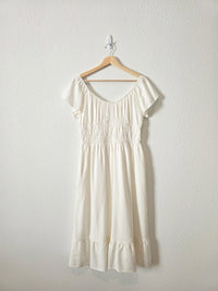 Shiny By Nature Linen Midi Dress (S)