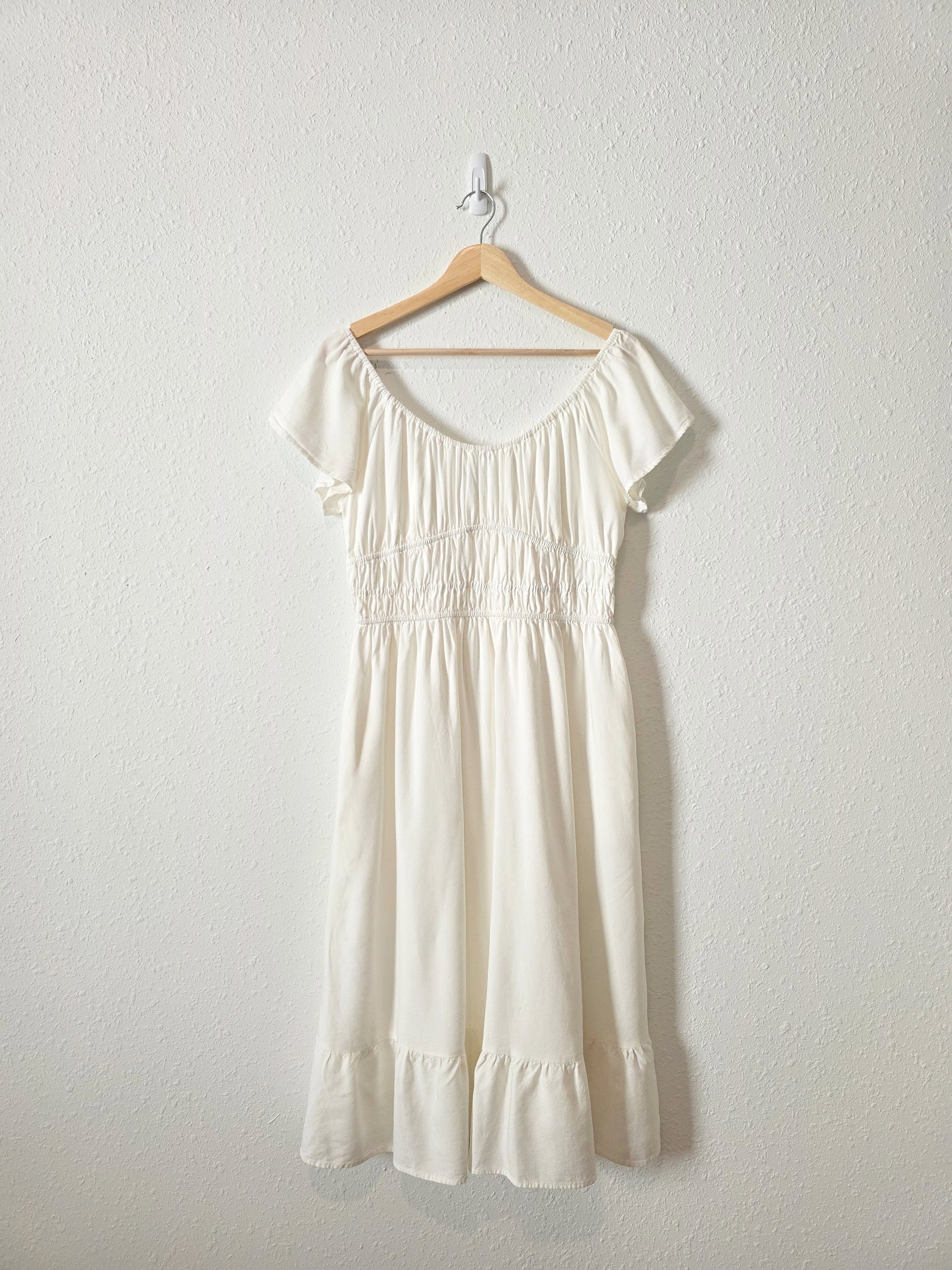 Shiny By Nature Linen Midi Dress (S)