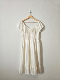 Shiny By Nature Linen Midi Dress (S)