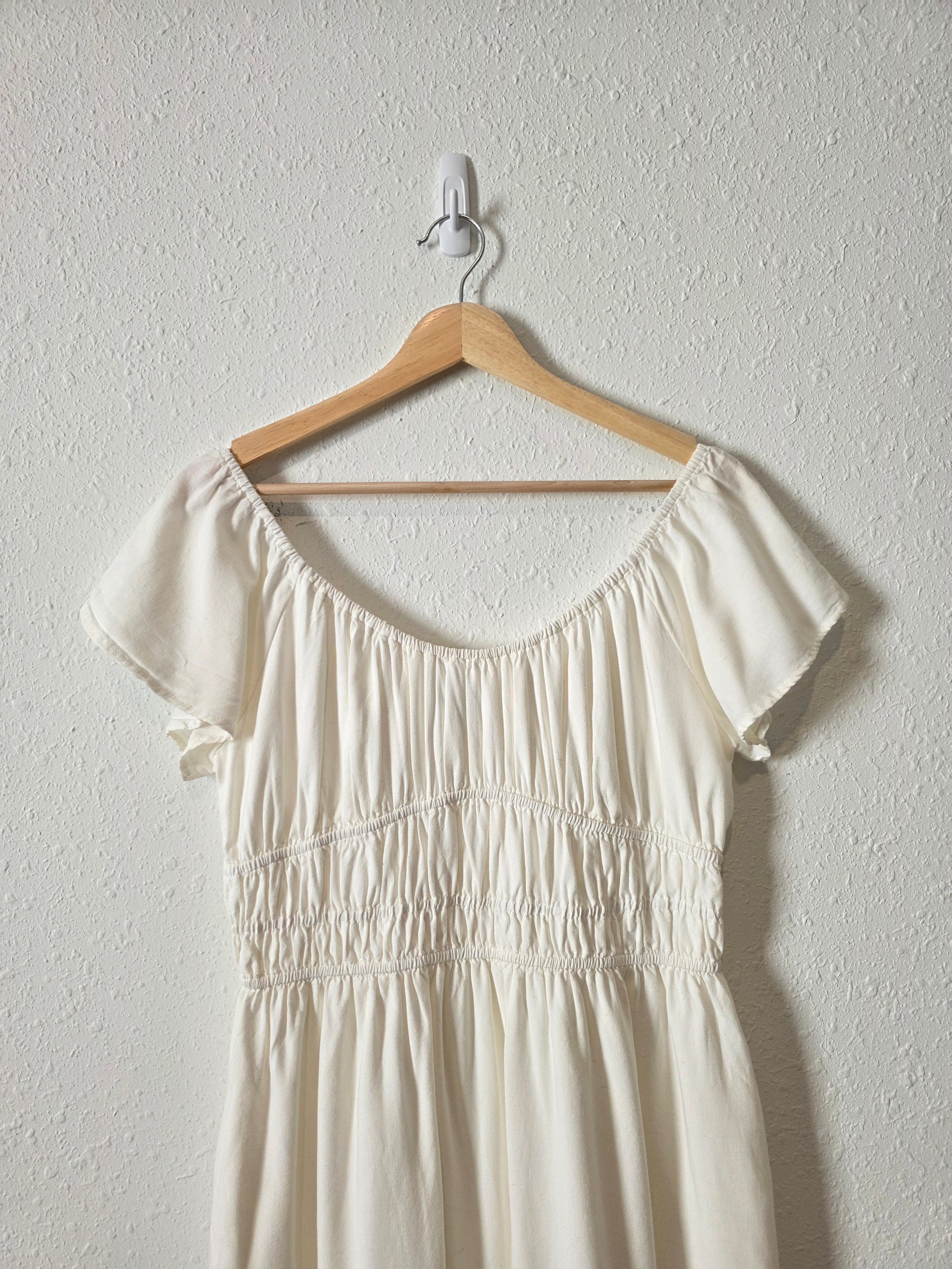 Shiny By Nature Linen Midi Dress (S)