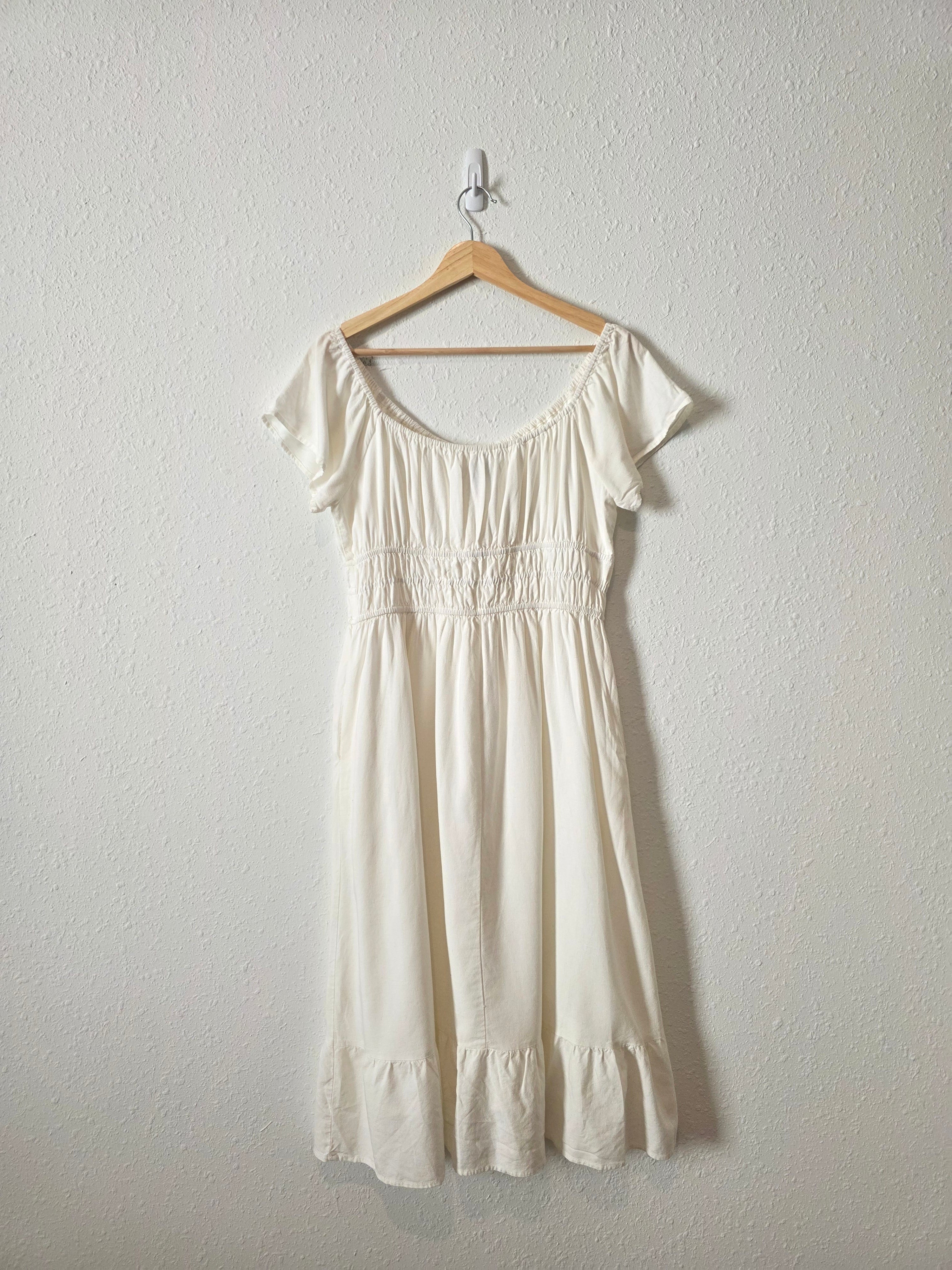Shiny By Nature Linen Midi Dress (S)