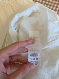Shiny By Nature Linen Midi Dress (S)