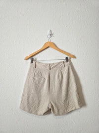 Crescent Linen Relaxed Shorts (M)