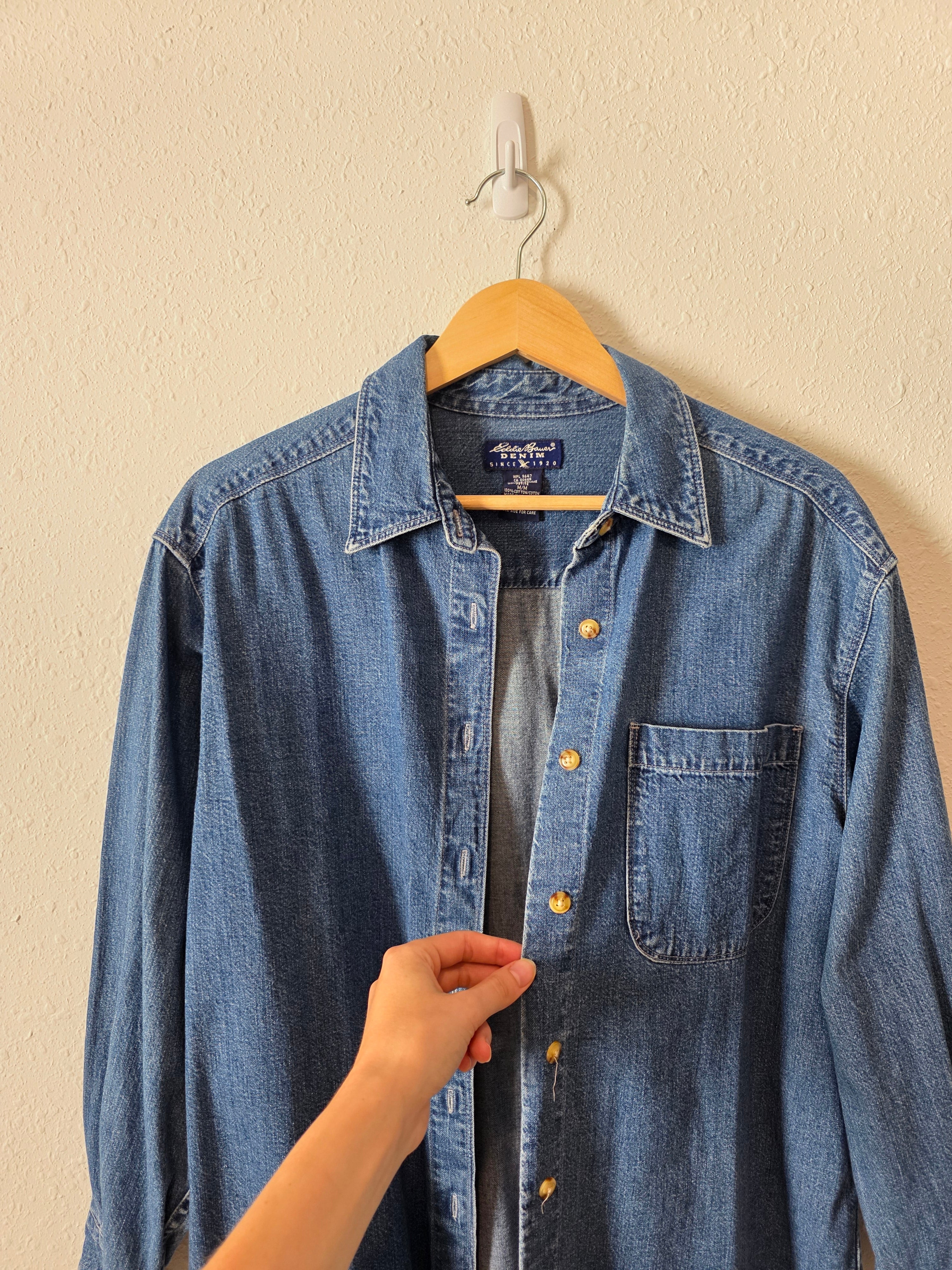Vintage Eddie Bauer Denim Button Up (MP)