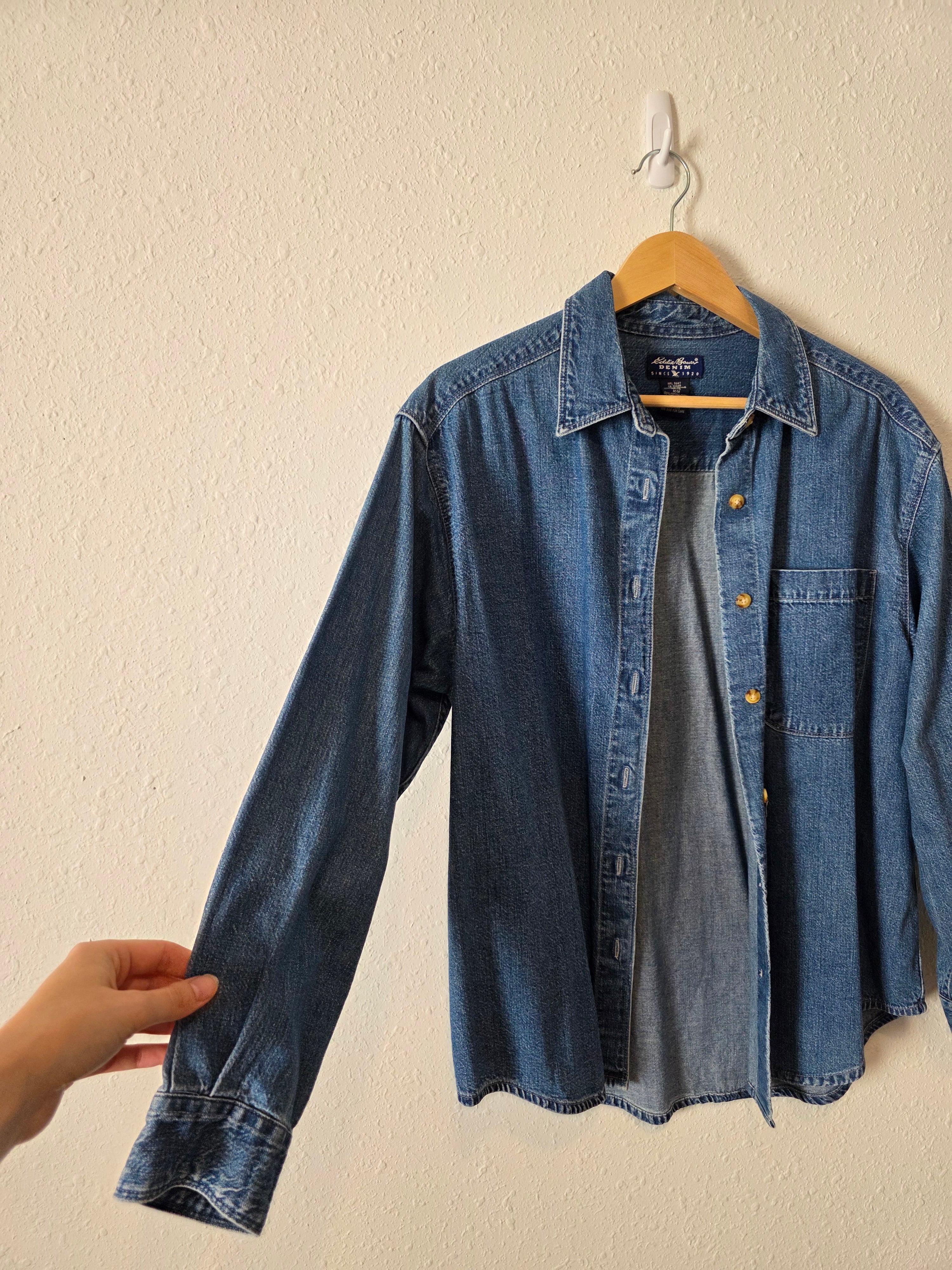 Vintage Eddie Bauer Denim Button Up (MP)