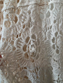Lovestitch Floral Crochet Tie Front Top (L)