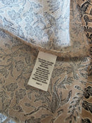 Floral Cotton Linen Midi Dress (M)