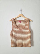 Neutral Crochet Cotton Tank (L)