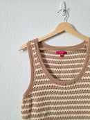 Neutral Crochet Cotton Tank (L)