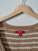 Neutral Crochet Cotton Tank (L)