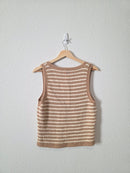 Neutral Crochet Cotton Tank (L)