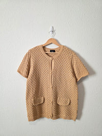 Vici Crochet Sweater Top (L)