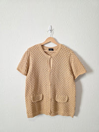 Vici Crochet Sweater Top (L)