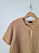 Vici Crochet Sweater Top (L)
