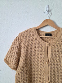 Vici Crochet Sweater Top (L)