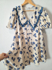 Zoco Floral Puff Sleeve Dress (M)