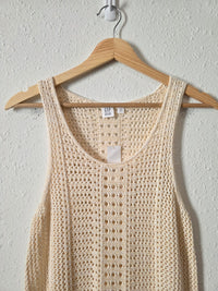 NEW Gap Crochet Cotton Tank (XS)