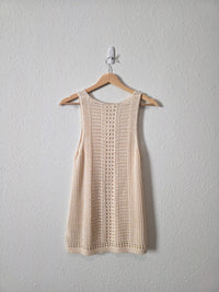 NEW Gap Crochet Cotton Tank (XS)