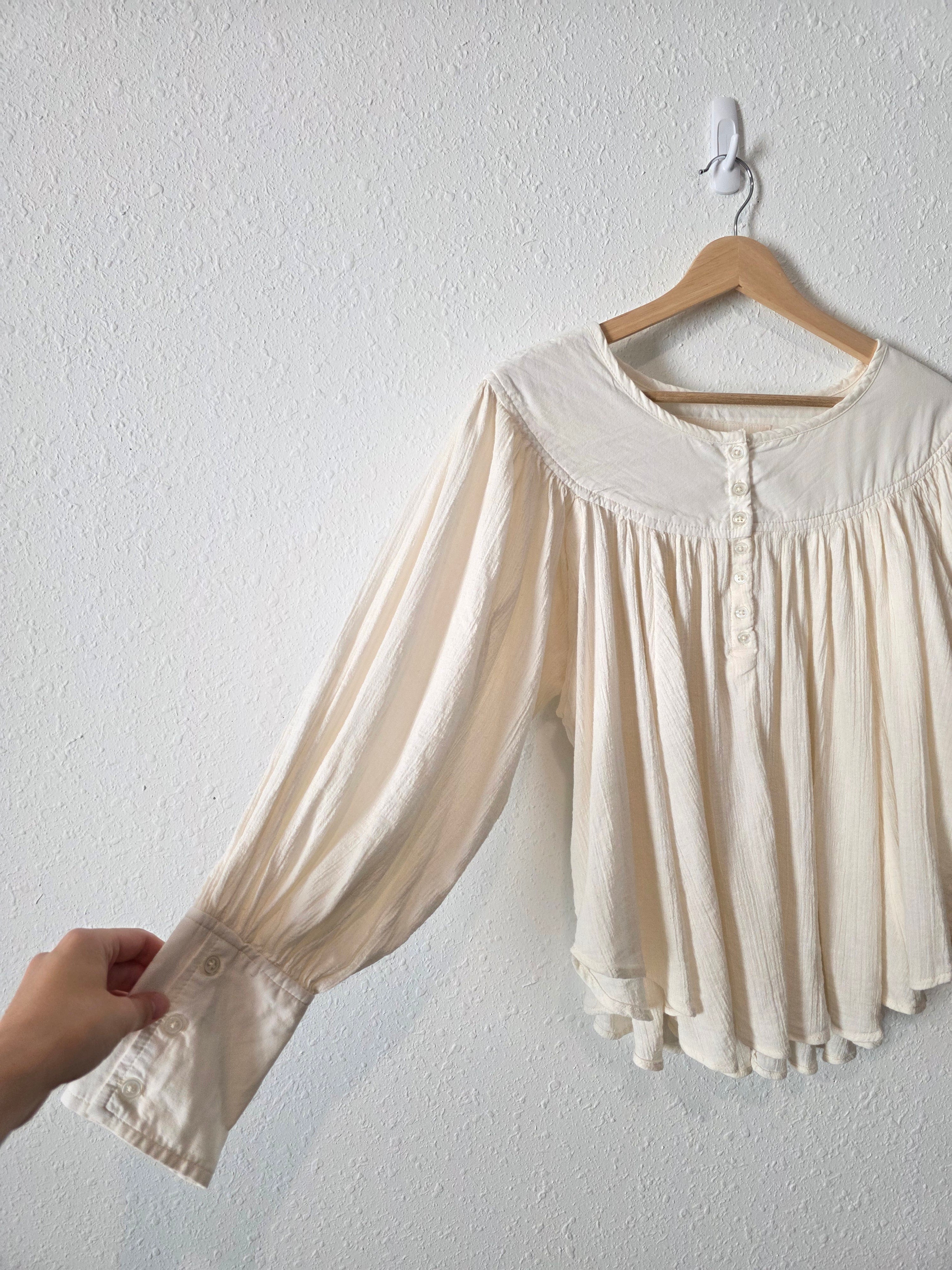 Free People Puff Sleeve Top (XS)