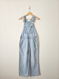 Baggy Wide Leg Denim Overalls (2)