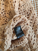POL Floral Crochet Cardigan (M)