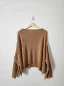 Listicle Brown Oversized Sweater (M)