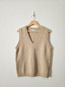 Neutral V Neck Sweater Vest (S)