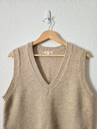Neutral V Neck Sweater Vest (S)