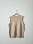 Neutral V Neck Sweater Vest (S)