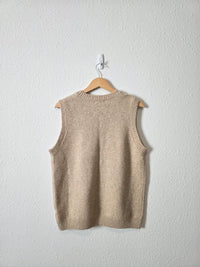 Neutral V Neck Sweater Vest (S)