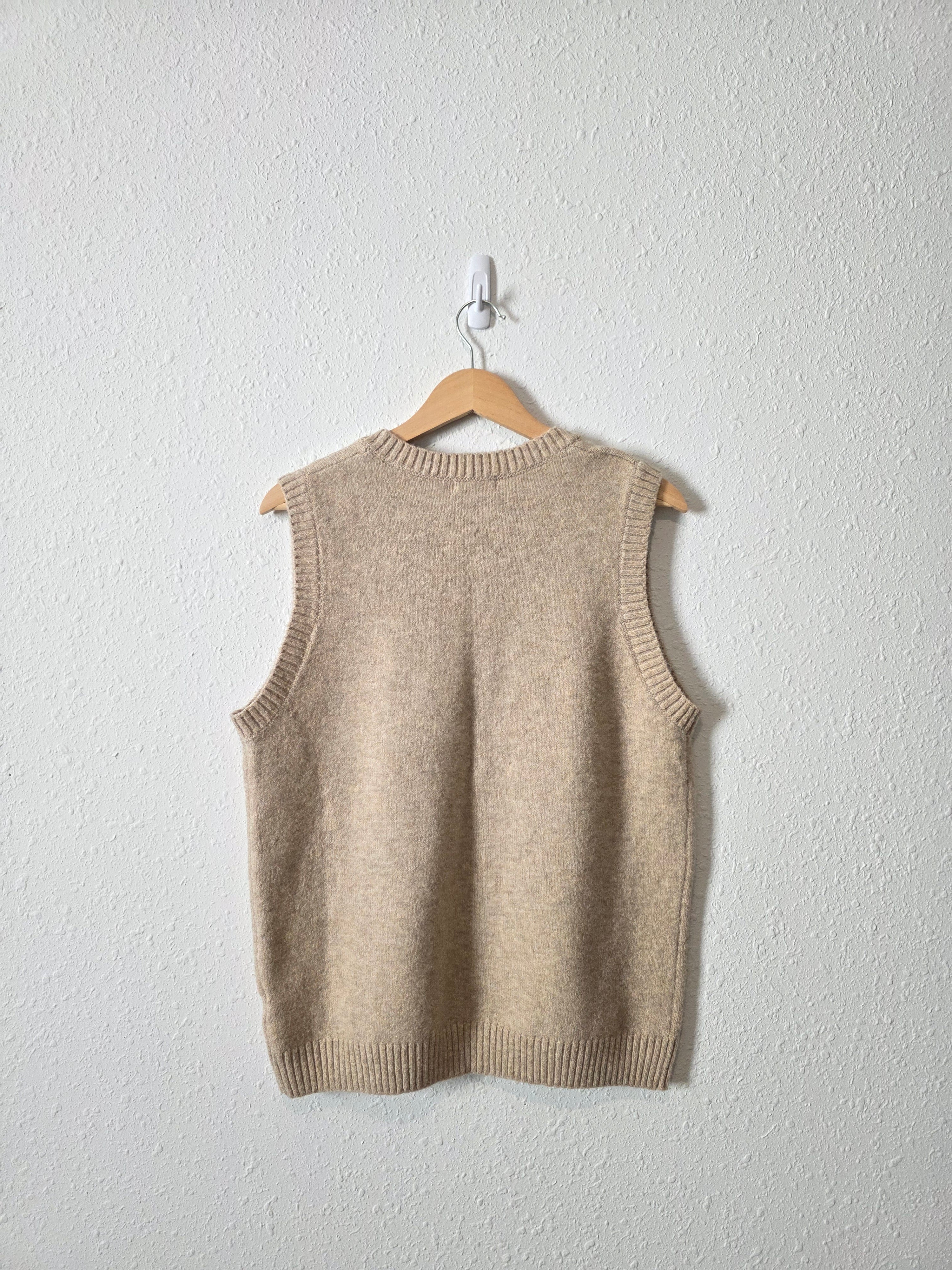 Neutral V Neck Sweater Vest (S)