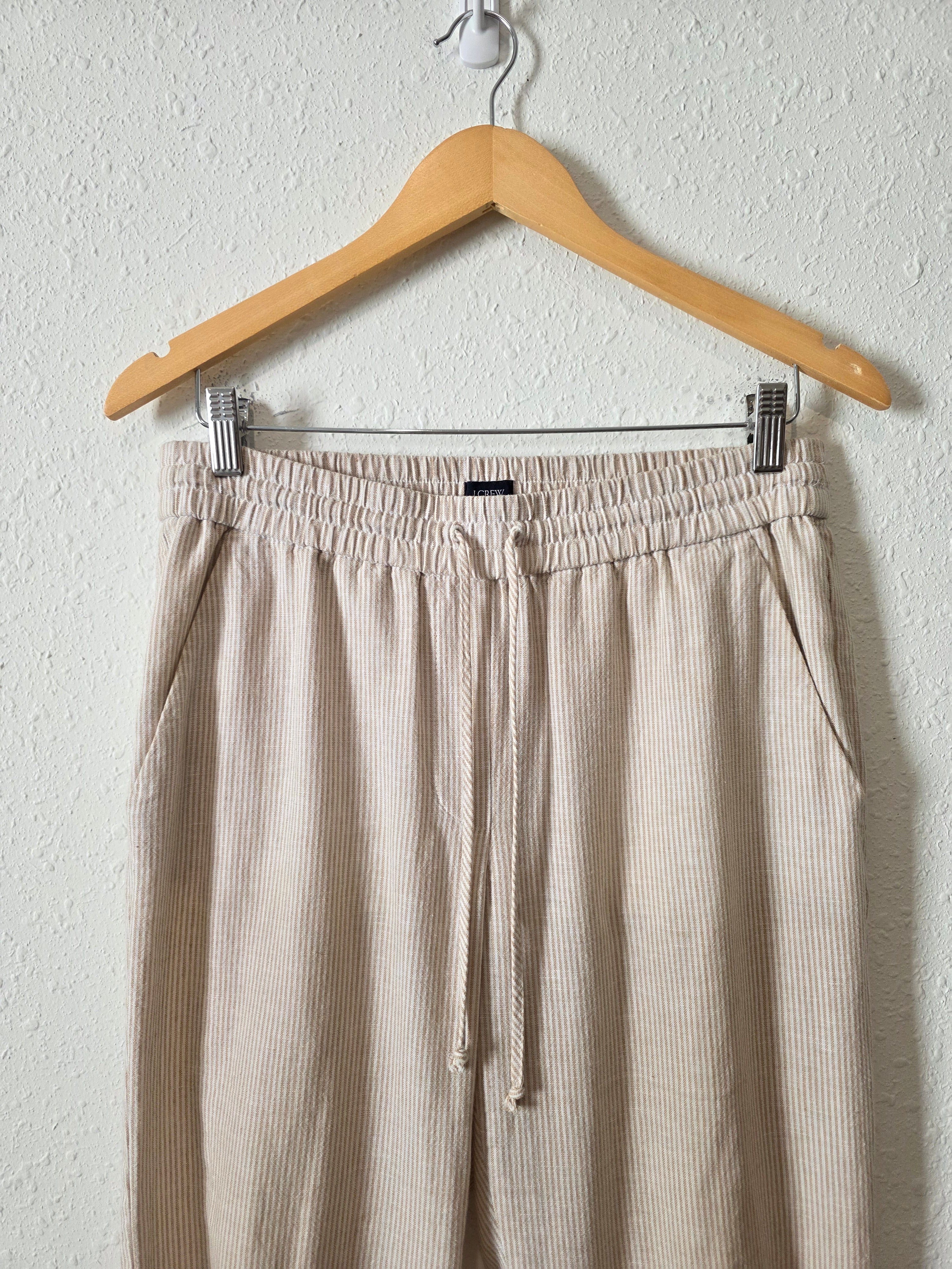 J.Crew Striped Linen Cotton Pants (8)