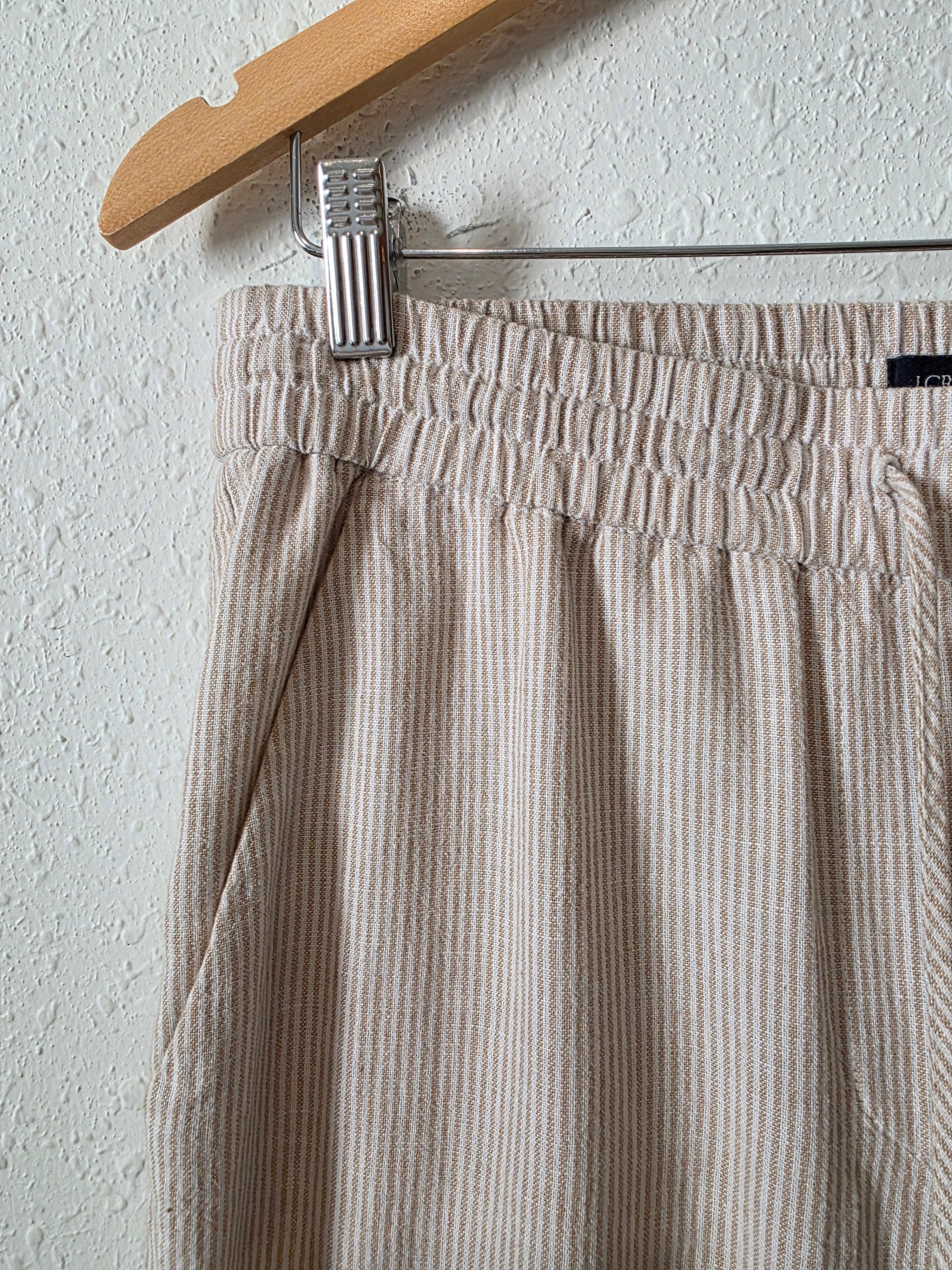 J.Crew Striped Linen Cotton Pants (8)