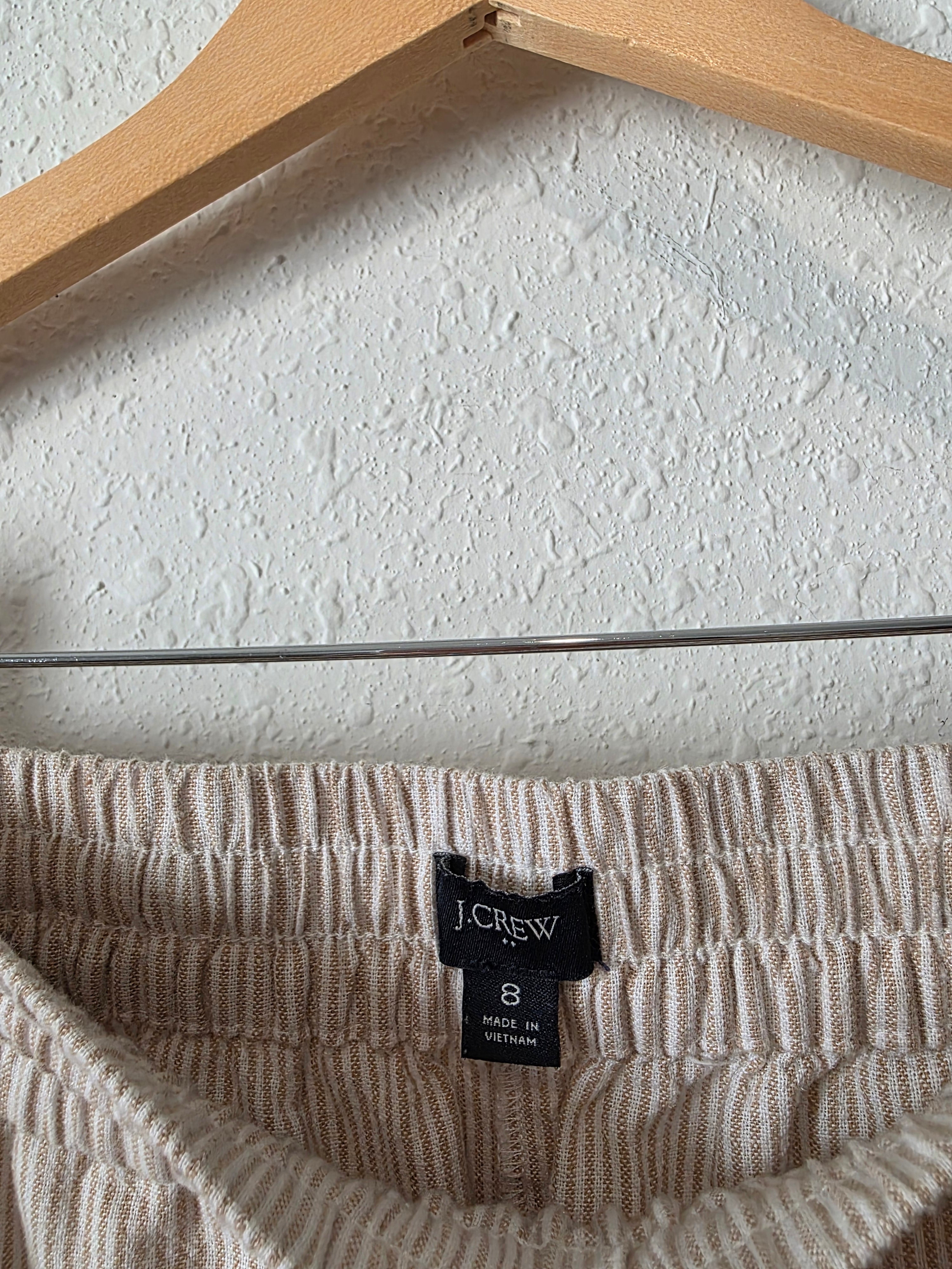 J.Crew Striped Linen Cotton Pants (8)