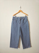 Madewell Pinstripe Wide Leg Jeans (31)