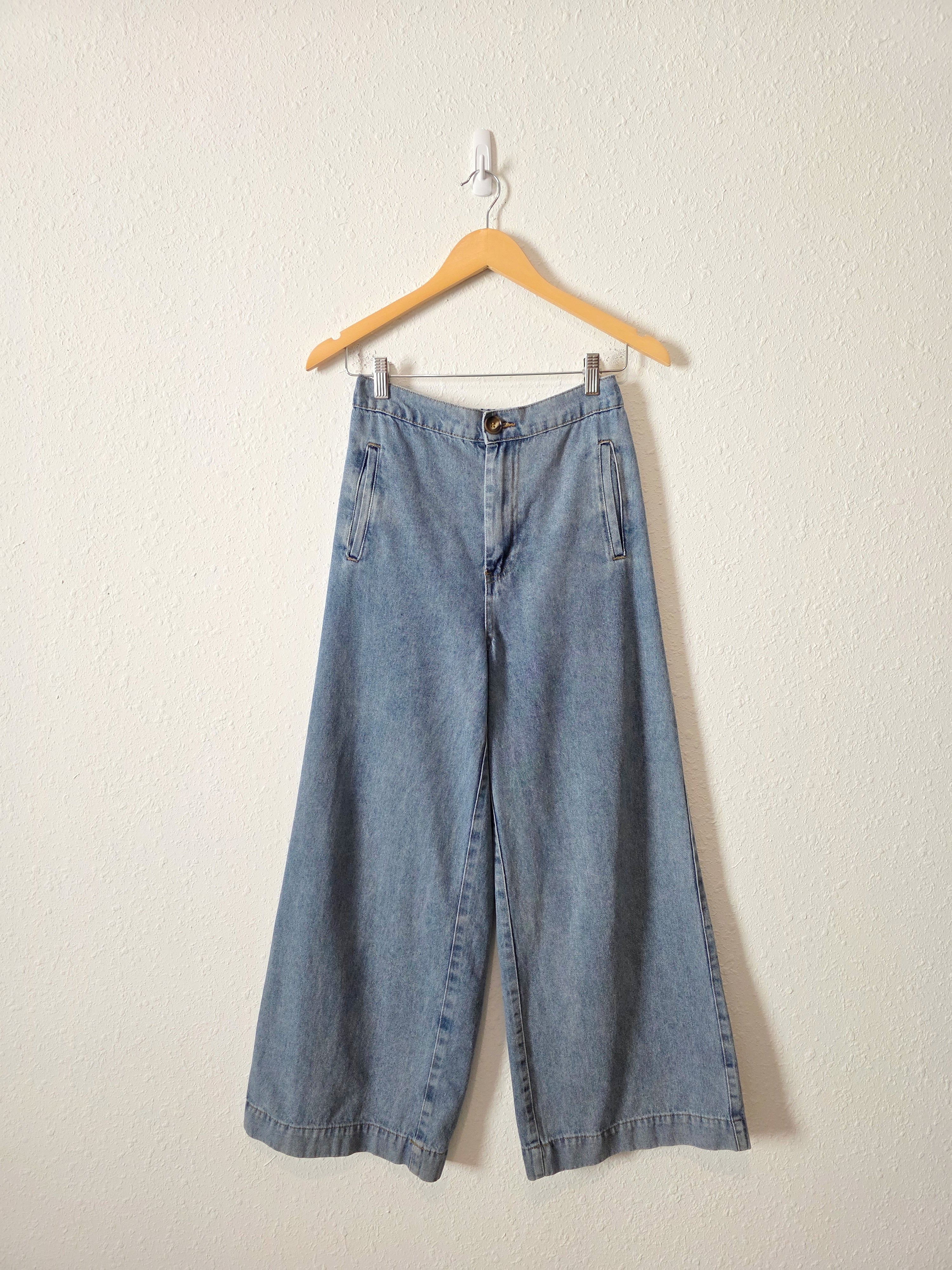 Grade & Gather Wide Leg Jeans (S)