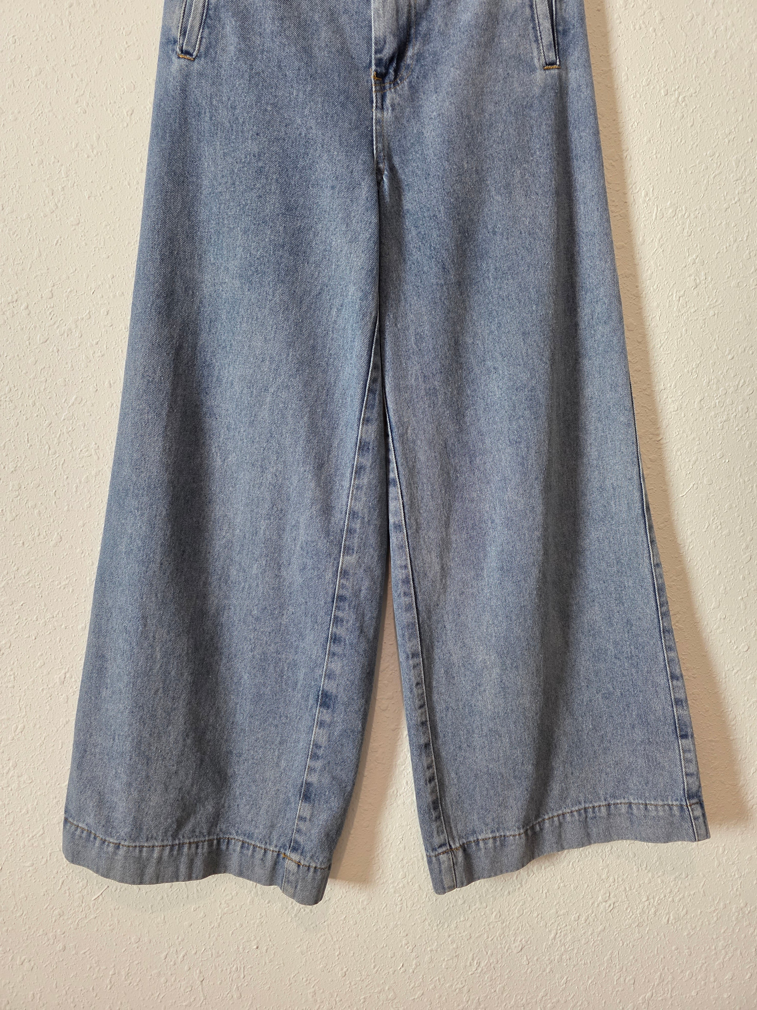 Grade & Gather Wide Leg Jeans (S)