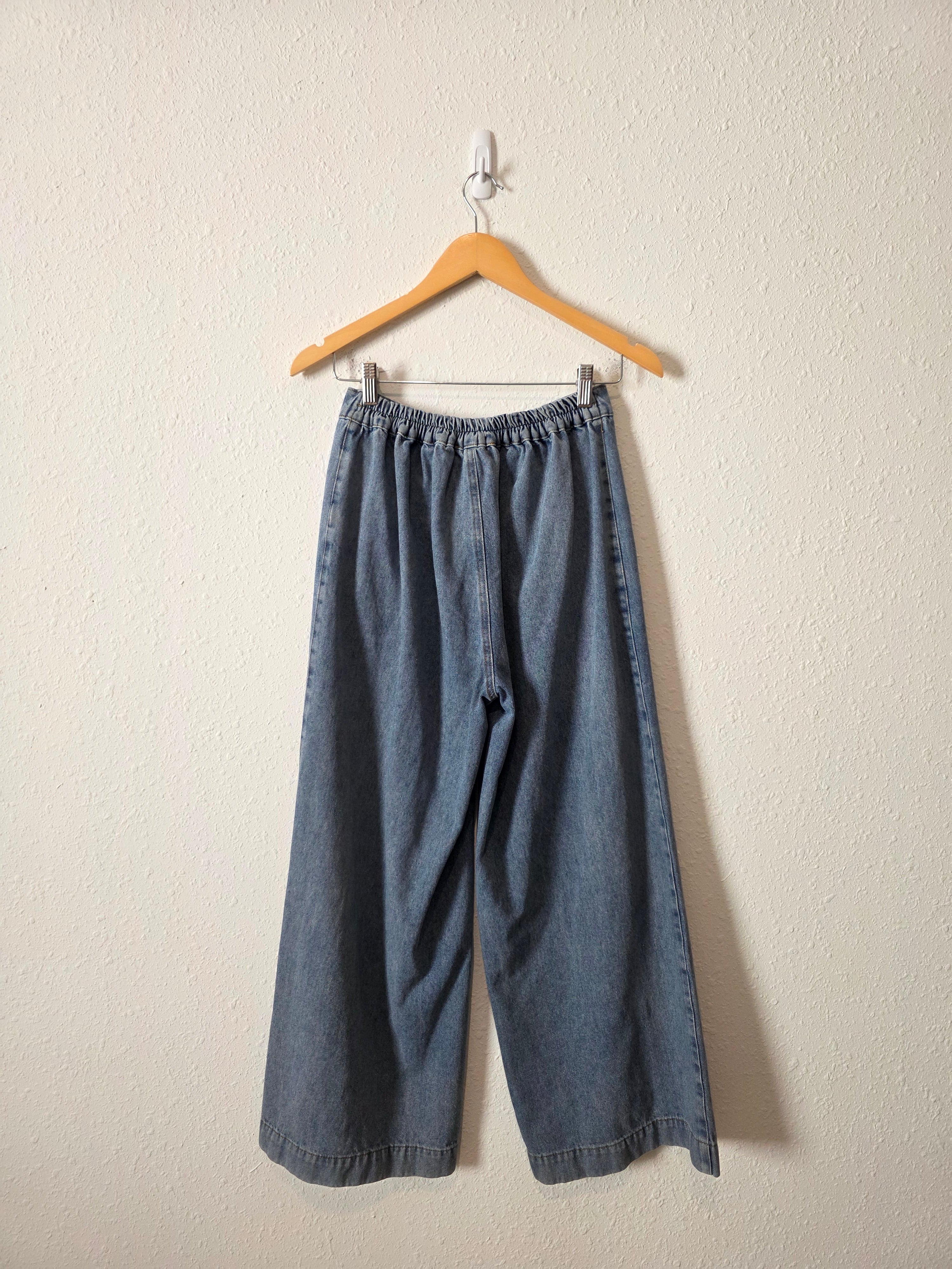 Grade & Gather Wide Leg Jeans (S)
