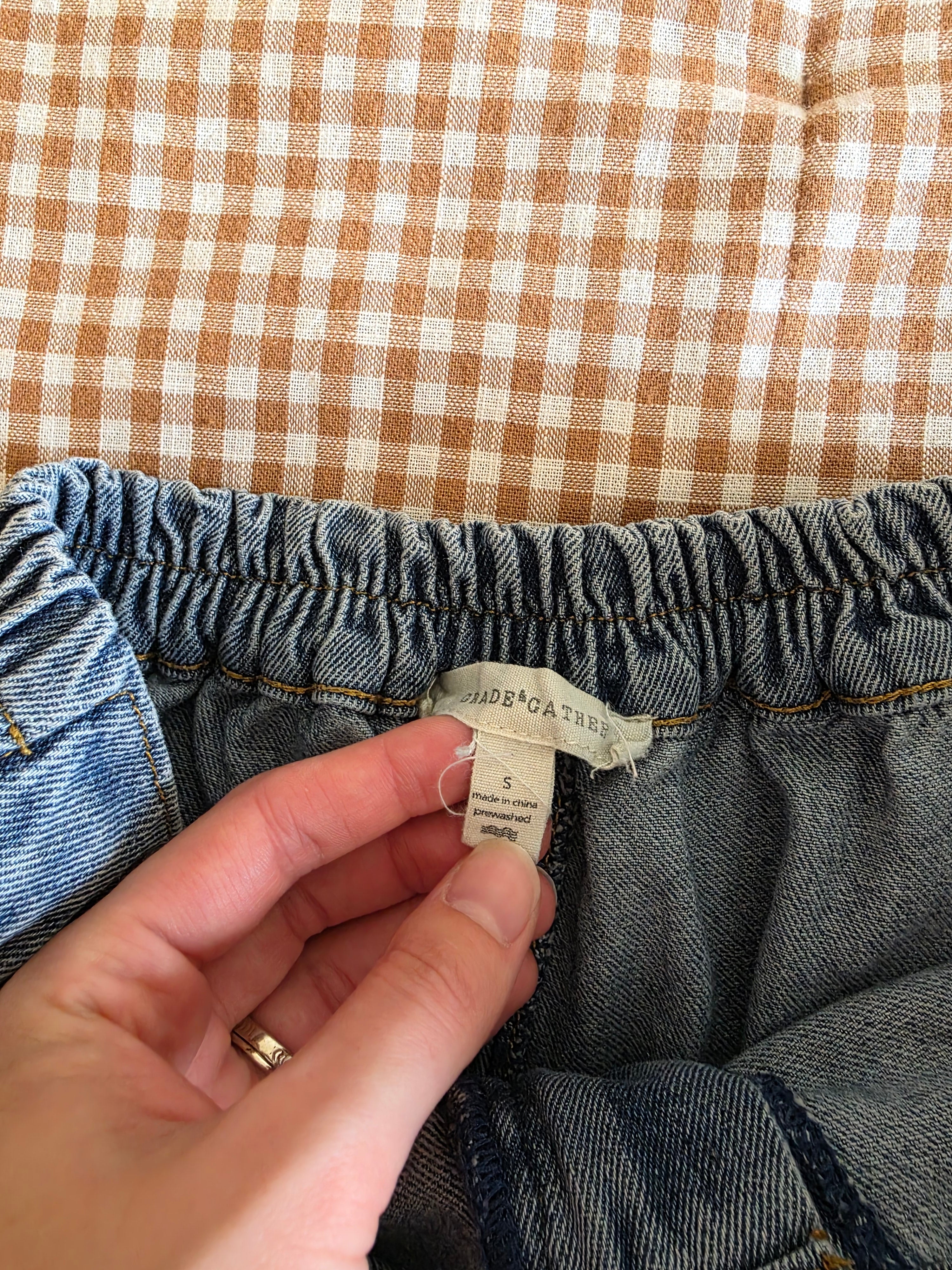 Grade & Gather Wide Leg Jeans (S)