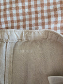 Linen Blend Wide Leg Easy Pants (XS)