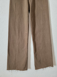Miou Muse Brown Wide Leg Jeans (S)