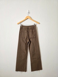 Miou Muse Brown Wide Leg Jeans (S)