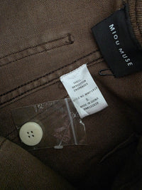 Miou Muse Brown Wide Leg Jeans (S)