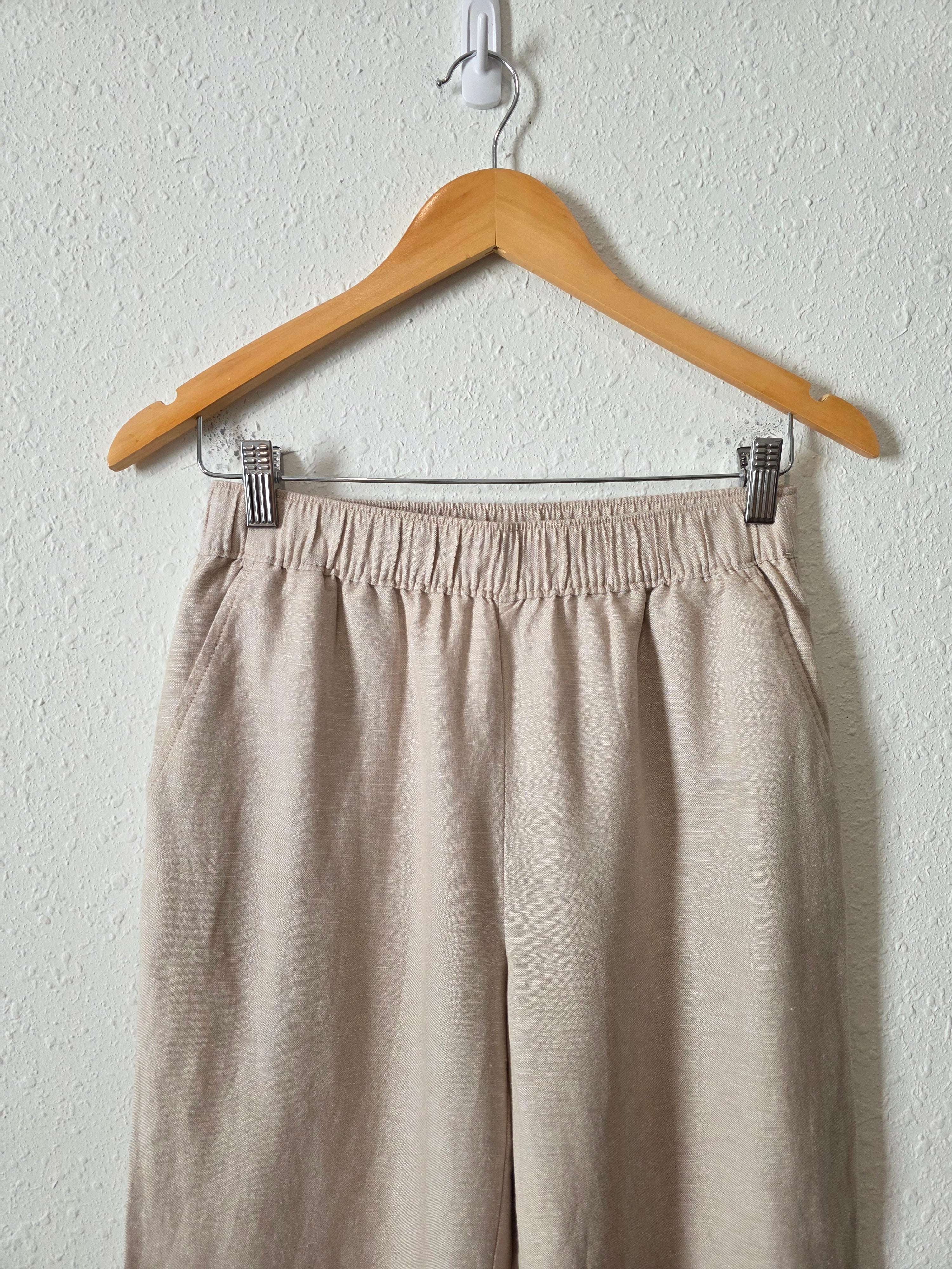 Loft Linen Blend Pull On Pants (XSP)