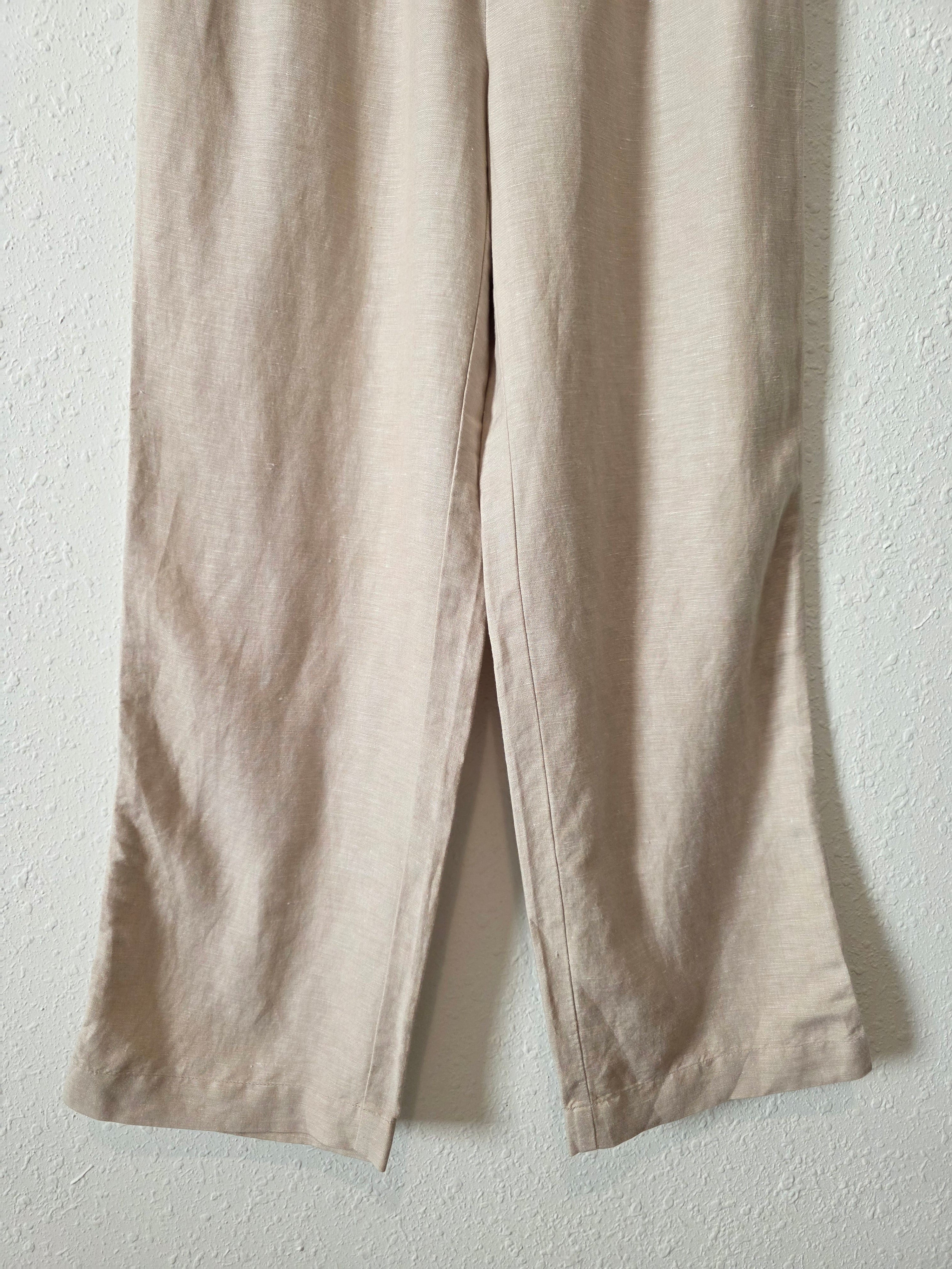 Loft Linen Blend Pull On Pants (XSP)