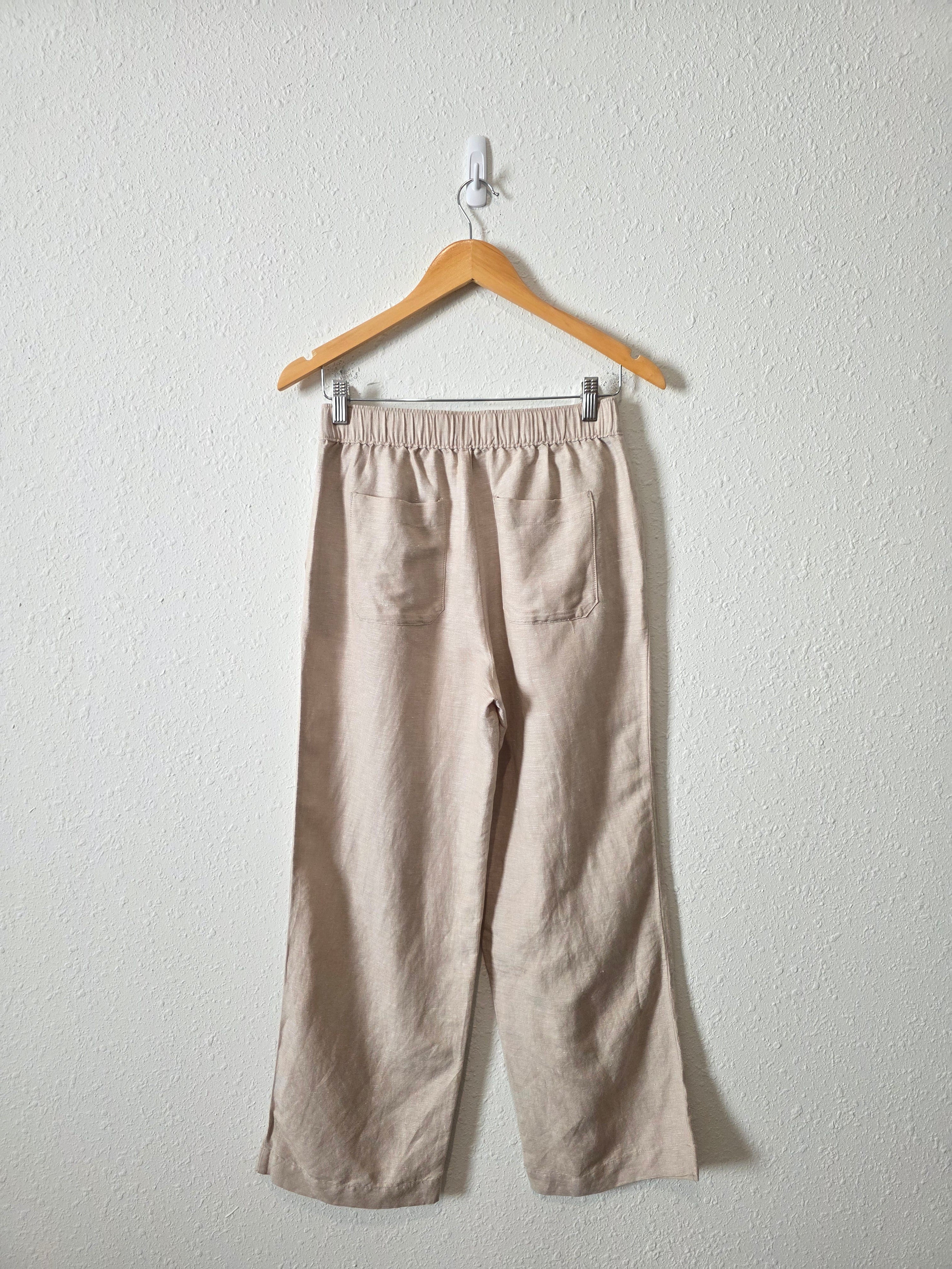 Loft Linen Blend Pull On Pants (XSP)